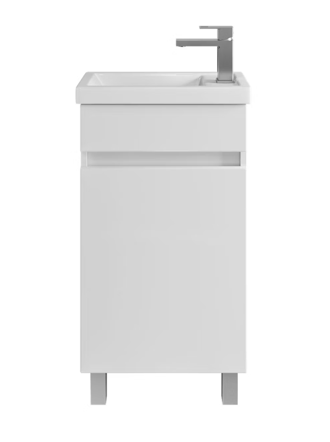 Тумба Квадро 45 напольная c умывальником Фостер 450