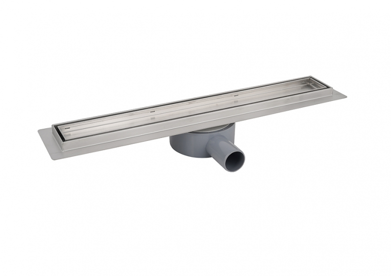 Водоотводящий металлический желоб AZARIO 360° 800 мм D40(50) под плитку