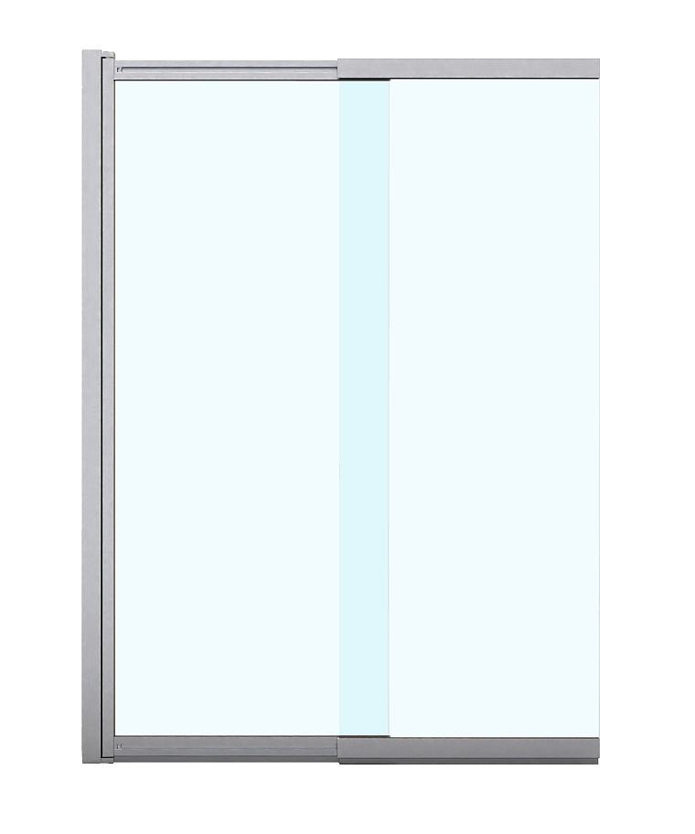 Шторка для ванны раздвижная Azario Merrit 100х140 цвет профиля серебро (AZ-NF6122 1000)