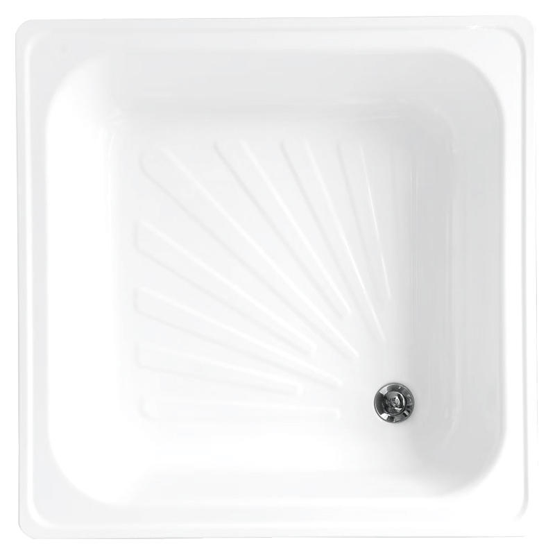 Поддон квадрат 0,8*0,8*0,15 Loranto стальной