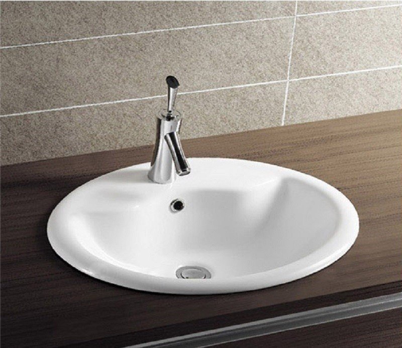 Раковина встраиваемая сверху 57*46 см (белый) CeramaLux N 316