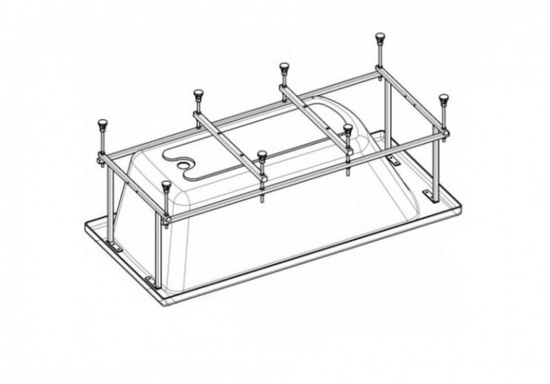 SURESTE монтажный комплект для ванны 160x70