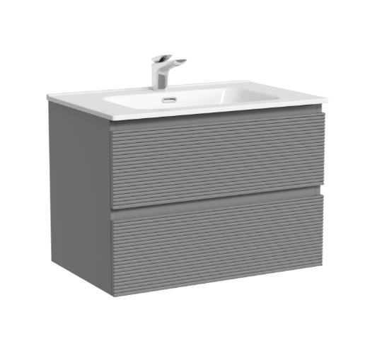 Тумба SANCOS подвесная Folk 2я цв. Ergraut Soft, FL70ES