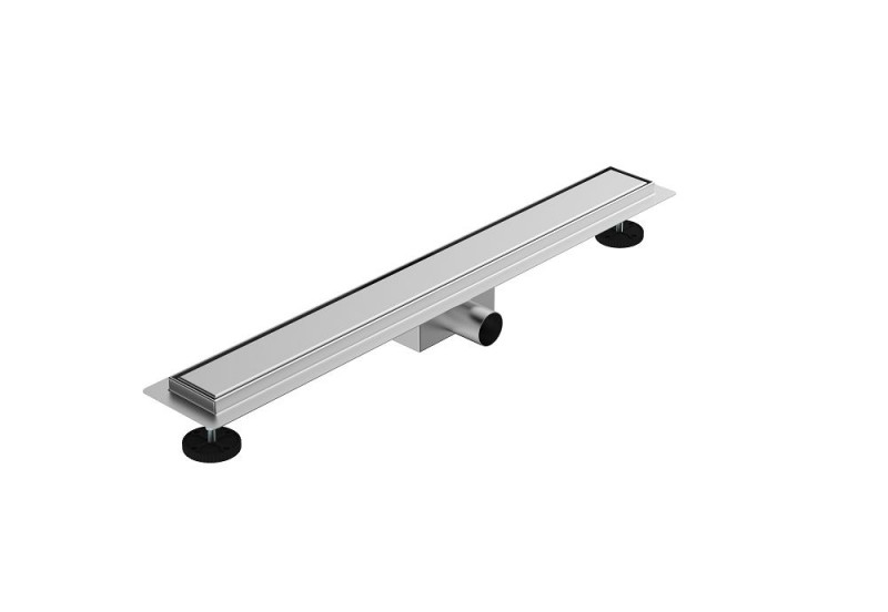 Трап-лоток с решеткой под закладку плитки 70мм*700мм (сухой+гидрозатвор) SLD700.03S SANLUX (6)