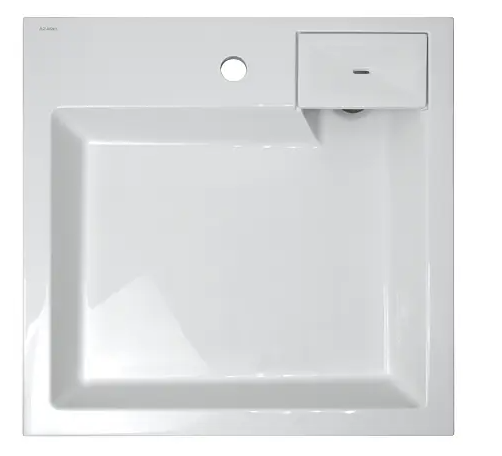 Раковина подвесная AZARIO Slim 600х600х110 литьевой мрамор