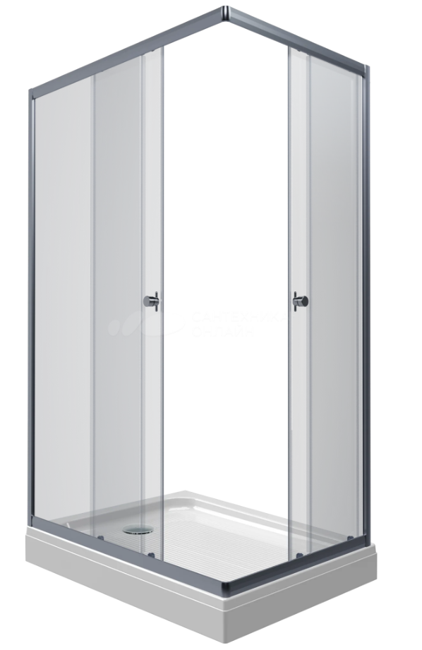 Душевой уголок Triton Вента Хром Щ0000049618 120х80 с поддоном