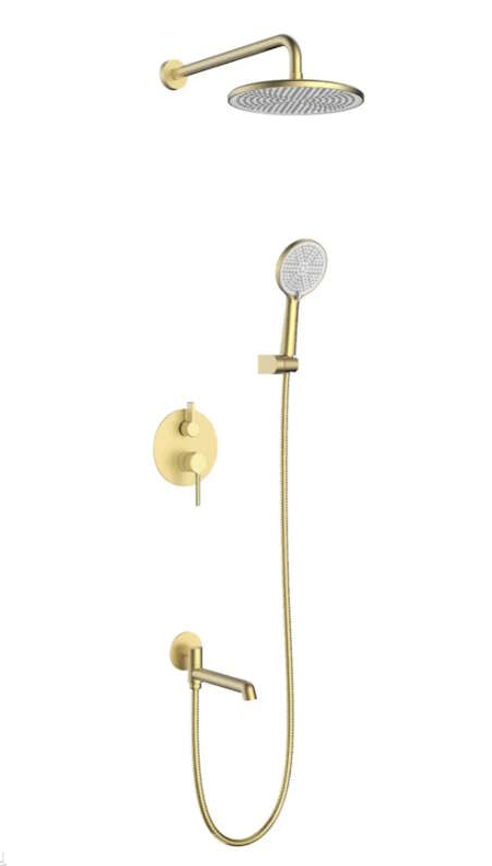 Душевая система Raglo встраиваемая сатин золотой R20.27.03